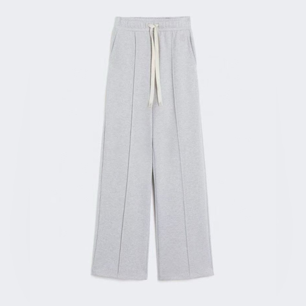 MaxMara weekend Fleece trousers in light grey size M
